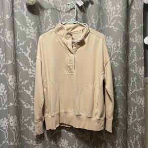 Aerie (American Eagle) quarter button up sweater